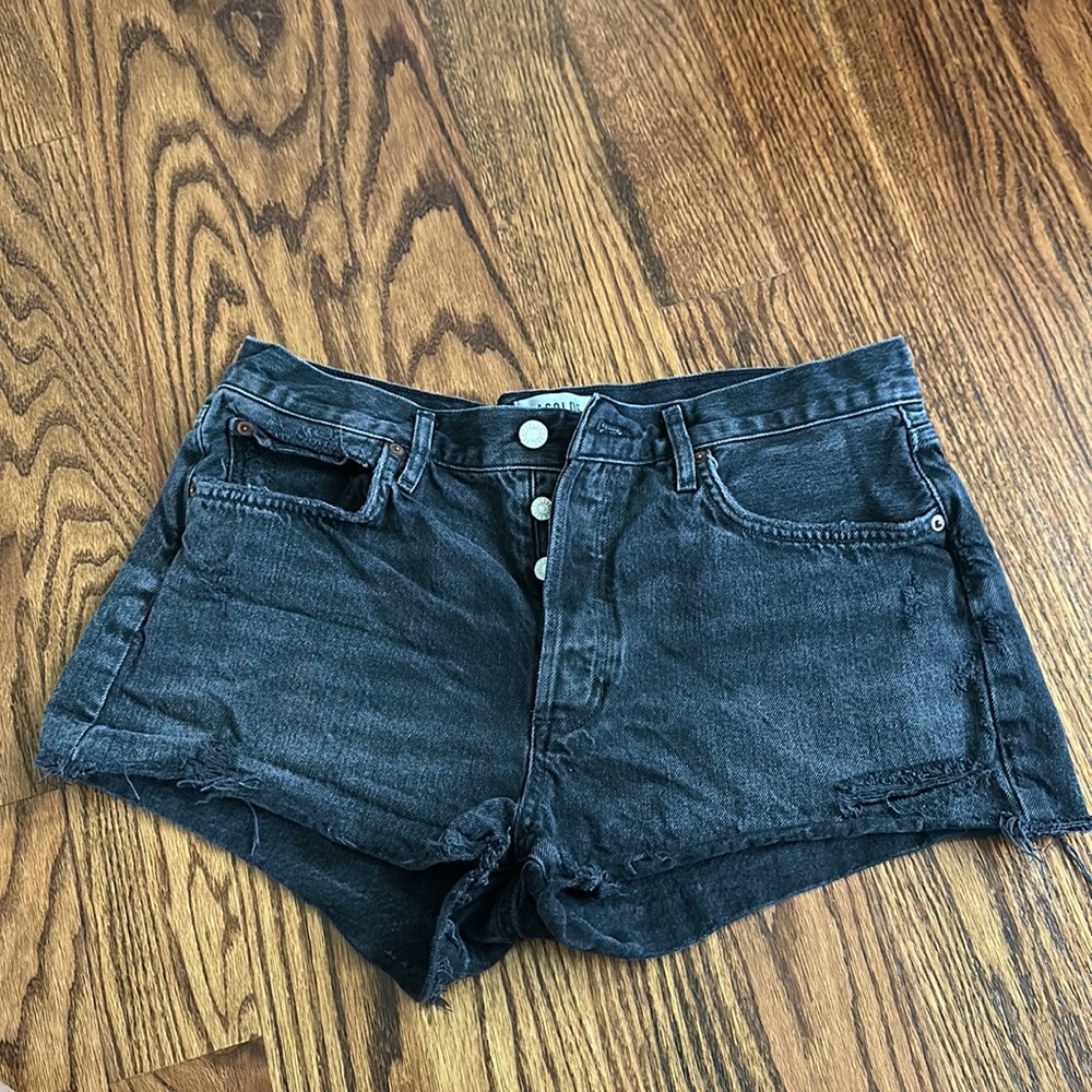 AGOLDE Black Parker Women’s Jean Short EUC